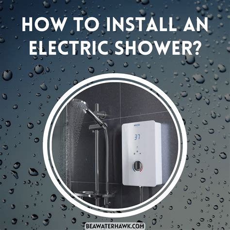 shower electric box|diy electric shower fittings.